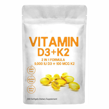 2-in-1 Vitamin D & K Complex – Maximum Absorption for Optimal Wellness